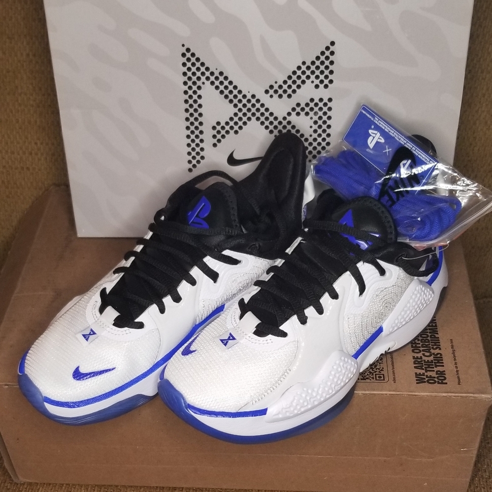 Paul George PG5 "PlayStation 5" white lows PS5